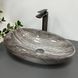 Умивальник (раковина) VBI VICENZA DARK STONE GLOSSY накладний VBI-014800 фото 4