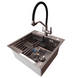 Комплект кухонной мойка Kraft KRF 5050 decor (3.0/1.0 мм) SM6095 фото 2