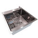 Комплект кухонной мойка Kraft KRF 5050 decor (3.0/1.0 мм) SM6095 фото 7