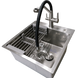 Комплект кухонної мийки Kraft KRF 5050 decor (3.0/1.0 мм) SM6095 фото 3