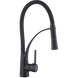 Комплект кухонной мойки KRAFT NANO BLACK Handmade PVD-Графит HS 540х480 Декор-Соты (3.0/1.0 мм)+Кухонный смеситель Kroner KRP Ersel - SCH03393BLK SM718 фото 12