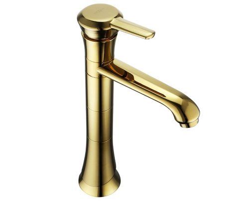 Змішувач для раковини (умивальника) MEXEN ROSE GOLD золотий високий MEX-73310-50 фото