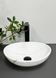 Умивальник (раковина) VBI PARMA S MARBLE NATURE GLOSSY накладний VBI-011002 фото 4