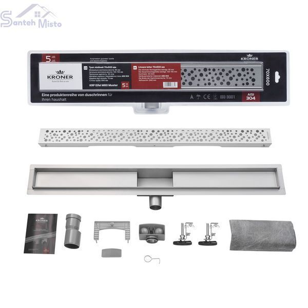 Трап линейный Kroner KRP Eifel M60 Muster CV034165 фото