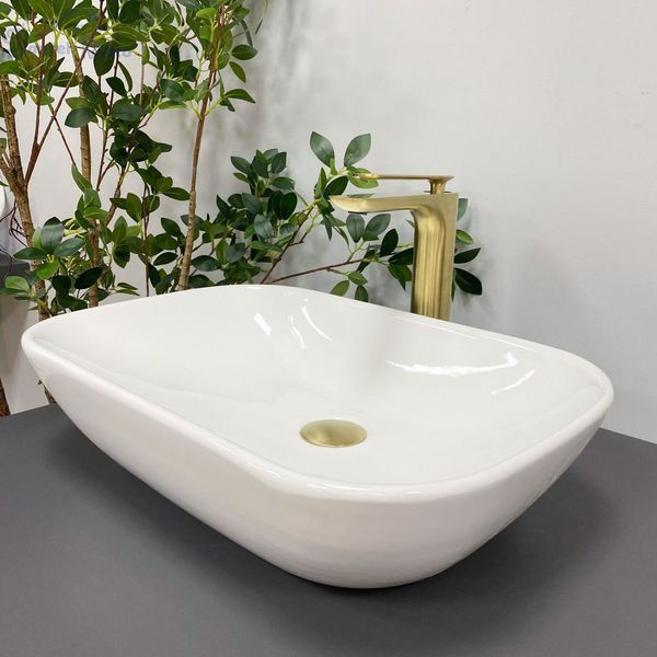 Умивальник (раковина) VBI PAVIA WHITE накладний VBI-012605 фото
