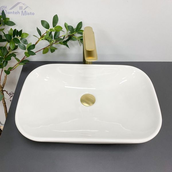 Умивальник (раковина) VBI PAVIA WHITE накладний VBI-012605 фото