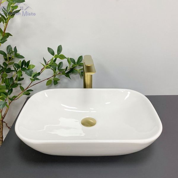 Умивальник (раковина) VBI PAVIA WHITE накладний VBI-012605 фото
