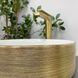Умивальник (раковина) VBI PRATO BRUSH GOLD WHITE накладний VBI-011408 фото 6