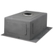 Комплект кухонної мийки Kraft KRF 6045 DECOR (3.0/1.0 мм)+Змішувач для кухні Kroner KRP Kuche - C03816BLK (хром) SM66035 фото 12