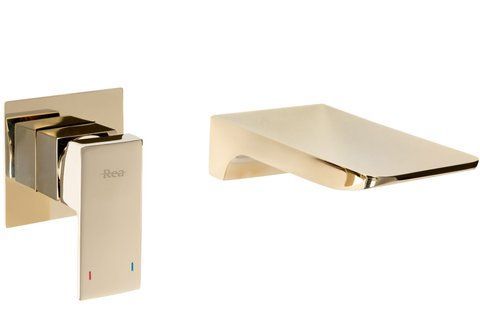 Змішувач для раковини (умивальника) REA MASON GOLD + BOX прихованого монтажу REA-B5150 фото