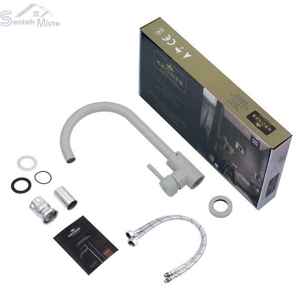 Смеситель для кухни Kroner KRP Edelstahl Klassisch - GRA035 CV023005 фото