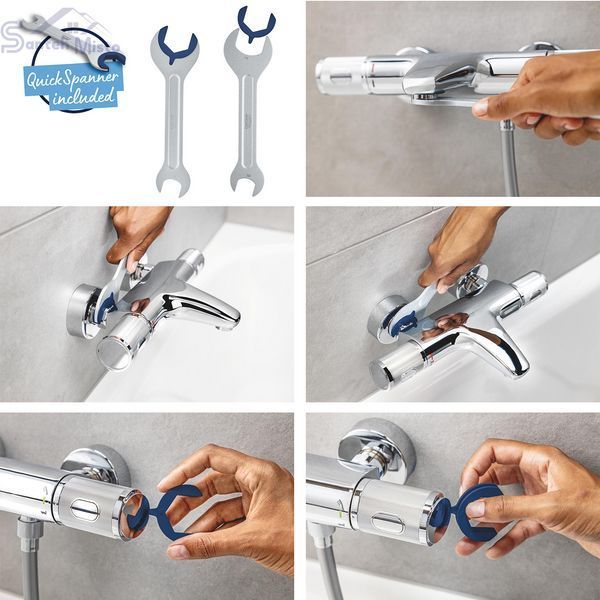 Змішувач термостатичний для душу Grohe QuickFix Precision Flow 34800001 CV033241 фото