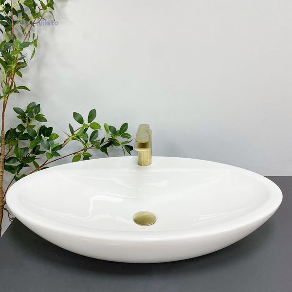 Умивальник (раковина) VBI CESENA WHITE накладний VBI-015501 фото