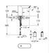 Смеситель бесконтактный для раковины Grohe Bau Cosmopolitan E 36452000 без смешивания CV036265 фото 2