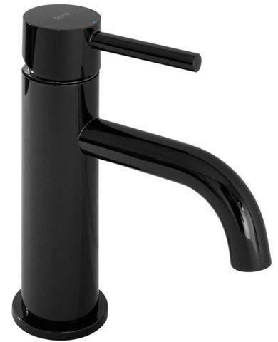 Змішувач для раковини (умивальника) REA LUNGO BLACK GLOSSY чорний * REA-B0661 фото
