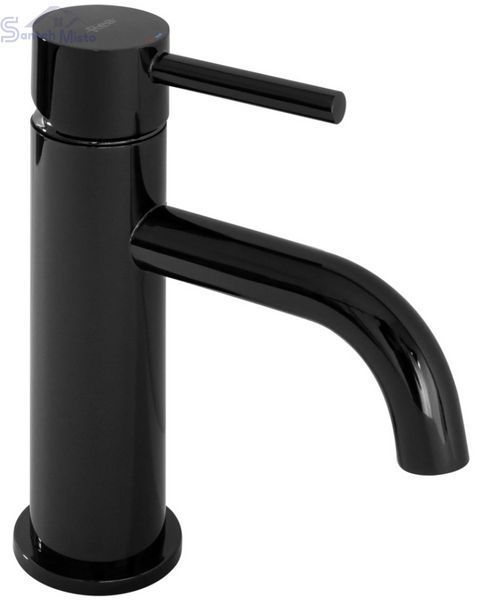 Змішувач для раковини (умивальника) REA LUNGO BLACK GLOSSY чорний * REA-B0661 фото
