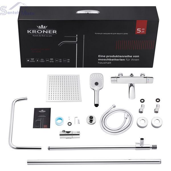 Набір 3 в 1 для ванної кімнати Kroner KRP Makon - C063 SM103370 фото