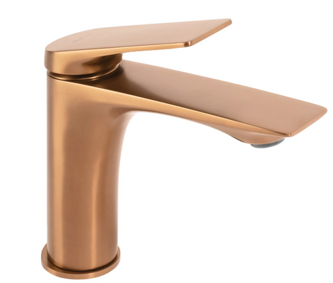 Змішувач для раковини (умивальника) REA AVALON BRUSHED COPPER низький REA-B5064 фото