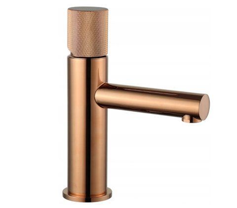 Змішувач для раковини (умивальника) MEXEN ELBA ONE ROSE GOLD рожеве золото низький MEX-74101-60 фото
