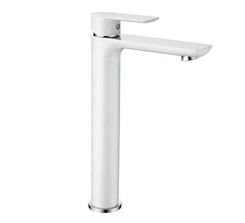 Змішувач для раковини (умивальника) MEXEN ALFA WHITE CHROME високий MEX-745710-02 фото