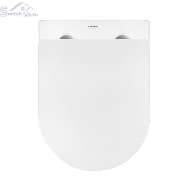Комплект 4 в 1: Інсталяція Grohe Rapid SL 3 в 1 38772001 + Унітаз безободковий Kroner Harz WHI483632 TORNADO з сидінням Slim Duroplast / Soft-close / Quick relase KH483632WHIT (38772001KH483632) CV033824 фото