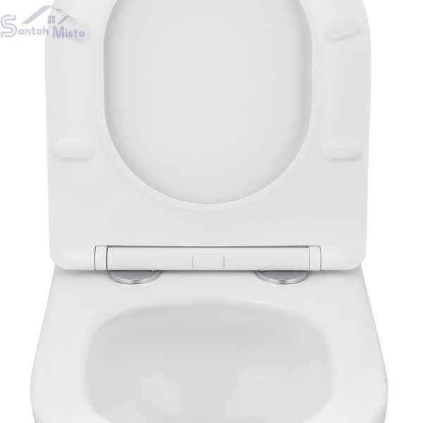 Комплект 4 в 1: Інсталяція Grohe Rapid SL 3 в 1 38772001 + Унітаз безободковий Kroner Harz WHI483632 TORNADO з сидінням Slim Duroplast / Soft-close / Quick relase KH483632WHIT (38772001KH483632) CV033824 фото