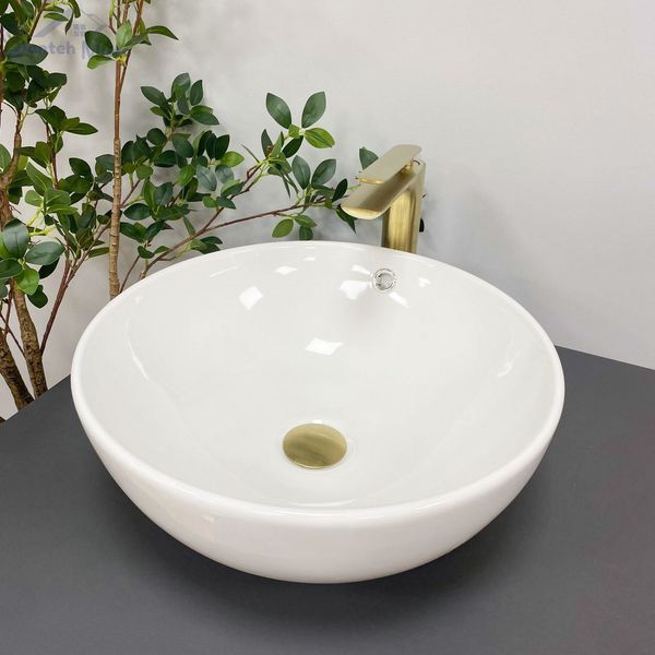 Умивальник (раковина) VBI BRUNICO S WHITE накладний VBI-015201 фото