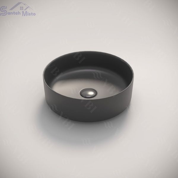 Умывальник (раковина) VBI PRATO BLACK MATT накладной VBI-011401 фото