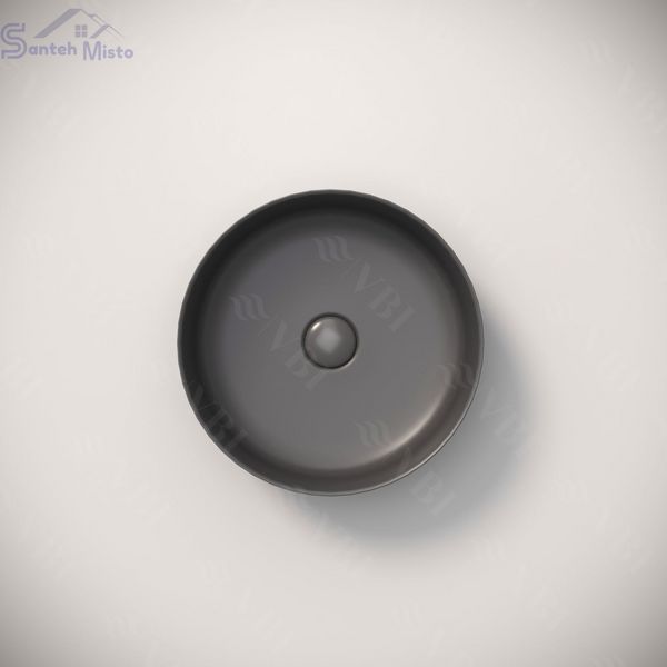 Умывальник (раковина) VBI PRATO BLACK MATT накладной VBI-011401 фото