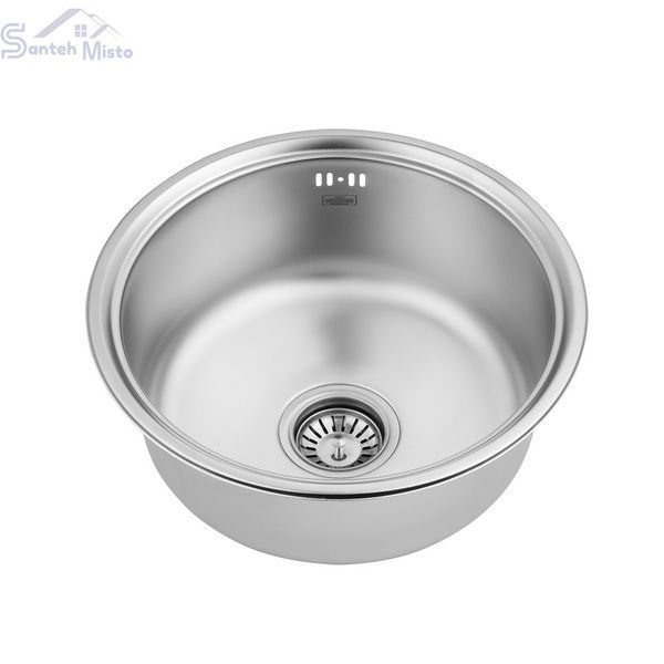 Кухонна мийка Kroner KRP Satin - 430 (0.8 мм) CV031324 фото