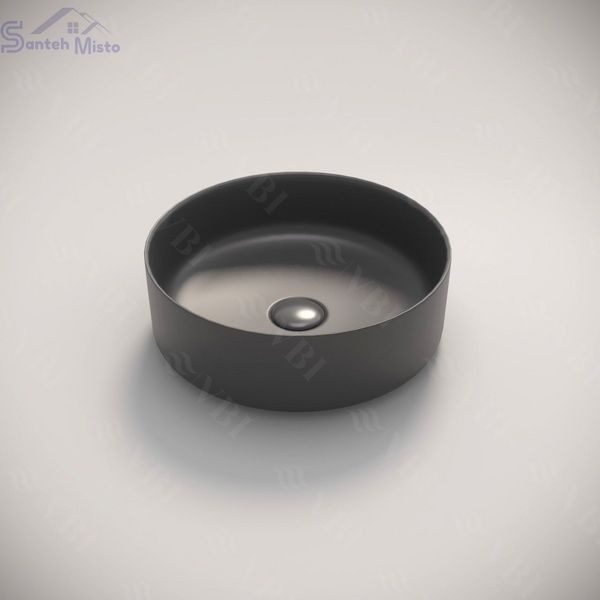 Умывальник (раковина) VBI PRATO BLACK MATT накладной VBI-011401 фото