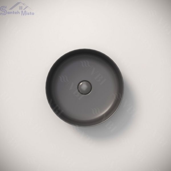 Умывальник (раковина) VBI PRATO BLACK MATT накладной VBI-011401 фото