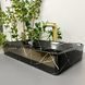 Умывальник (раковина) VBI TRIEST BLACK MARMO GLOSSY накладной VBI-012707 фото 3
