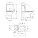 Унитаз напольный Qtap Scorpio Ultra Quiet безободковый с сиденьем Soft-Close MATT BLACK QT14226088AMB SD00052562 фото 7