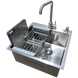 Комплект кухонной мойка Kraft KRF 5050 decor (3.0/1.0 мм) SM3540 фото 2