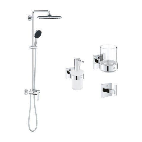 Душова система Grohe QuickFix Vitalio Comfort 26985001 з набором аксесуарів BF40961SC CV037239 фото