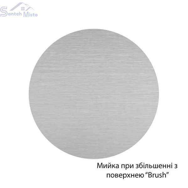 Кухонна мийка Kroner KRP Geb&uuml;rstet - 4545HM (3.0/1.0 мм) CV033855 фото