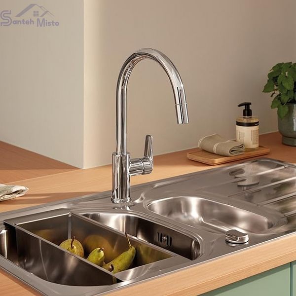Змішувач для кухні з висувним виливом Grohe StartCurve 30562000 CV036271 фото