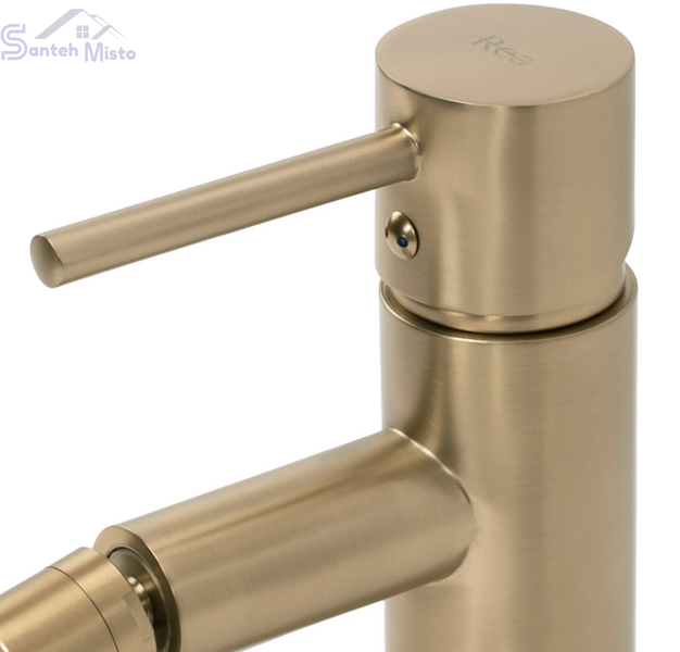 Смеситель для биде REA TESS BRUSHED GOLD матовое золото REA-B7010 фото