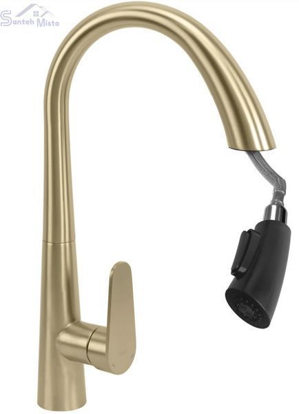 Смеситель для кухни REA ROSS BRUSHED GOLD матовое золото * REA-B5312 фото