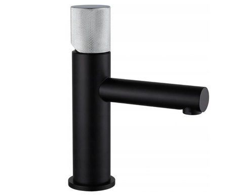 Змішувач для раковини (умивальника) MEXEN ELBA ONE BLACK CHROME низький MEX-74101-77 фото