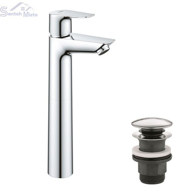 Змішувач для раковини Grohe QuickFix StartEdge XL-Size 23777001 з донним клапаном CV030592 фото
