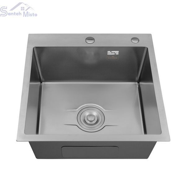 Кухонна мийка Kroner KRP Derby - 5050HM Brush (2,5/0,5 мм) CV027234 фото