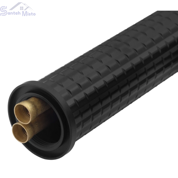 Комплект кухонної мийки Kroner KRP Schwarze - 7849LHM PVD (3/1 мм) SM330 фото