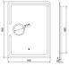 Зеркало MEXEN ONYX 60x80 LED прямоугольное MEX-9813-060-080-611-00 фото 6