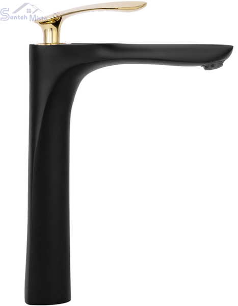 Смеситель для раковины (умывальника) REA ORBIT BLACK GOLD высокий * REA-B2055 фото