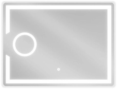 Дзеркало MEXEN ONYX 80x60 LED прямокутне MEX-9813-080-060-611-00 фото