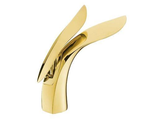 Змішувач для раковини (умивальника) MEXEN FOJA GOLD золотий MEX-746700-50 фото