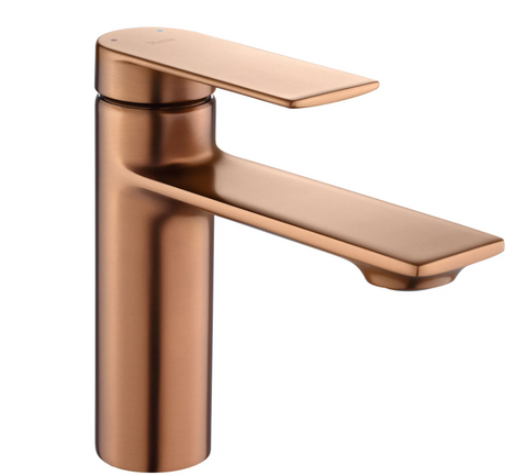 Змішувач для раковини REA STORM BRUSHED COPPER низький REA-B3001 фото