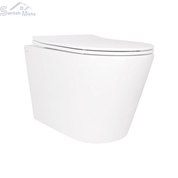 Унітаз підвісний Qtap Scorpio безободковий Ultra Quiet з сидінням Soft-close QT14332380AW SD00050898 фото